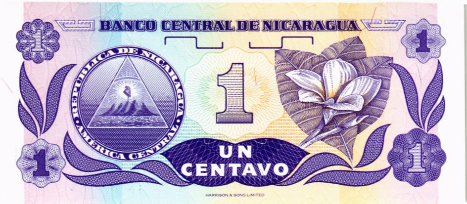 НИКАРАГУА 1 ЦЕНТАВО (-AA-) 2