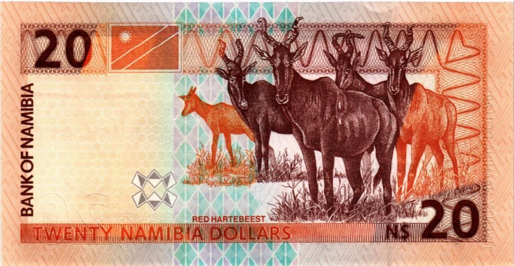 НАМИБИЯ 20 ДОЛЛАРОВ 2
