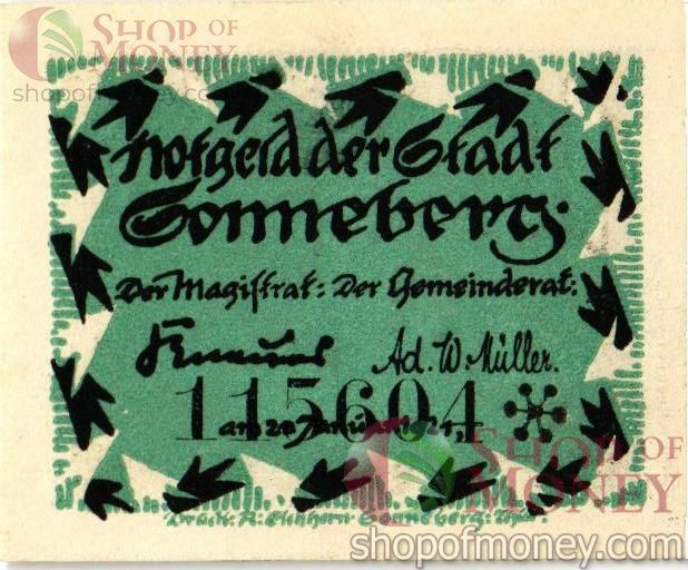 ГЕРМАНИЯ 10 ПФЕННИГОВ (НОТГЕЛЬД) 1