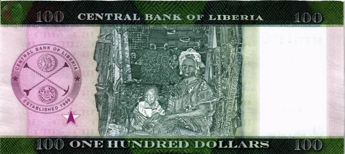 ЛИБЕРИЯ 100 ДОЛЛАРОВ 2