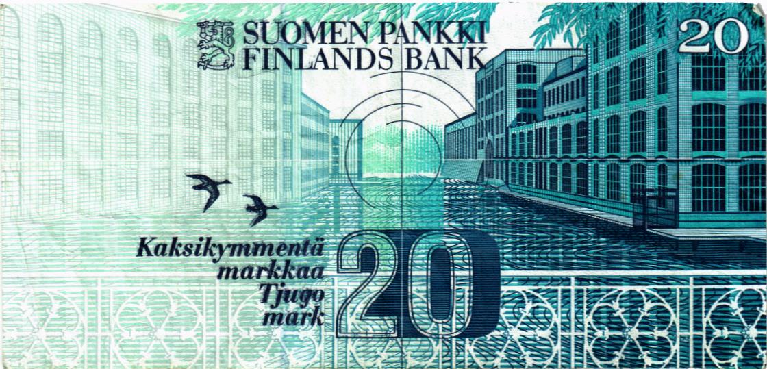 ФИНЛЯНДИЯ 20 МАРОК (Litt. A) 2