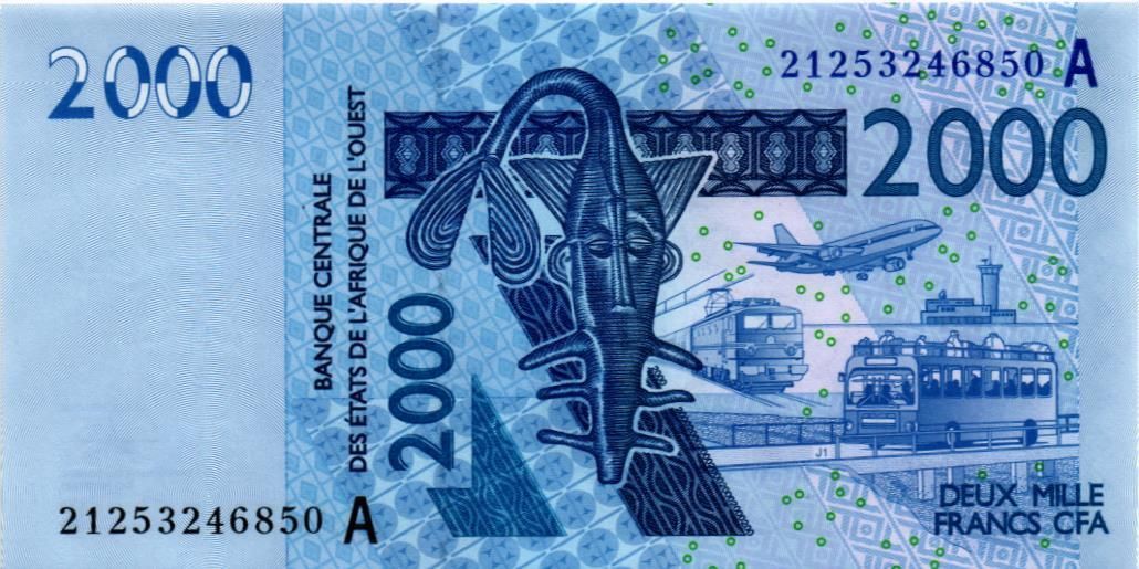 WAS - КОТ-Д'ИВУАР 2000 ФРАНКОВ (A) 1
