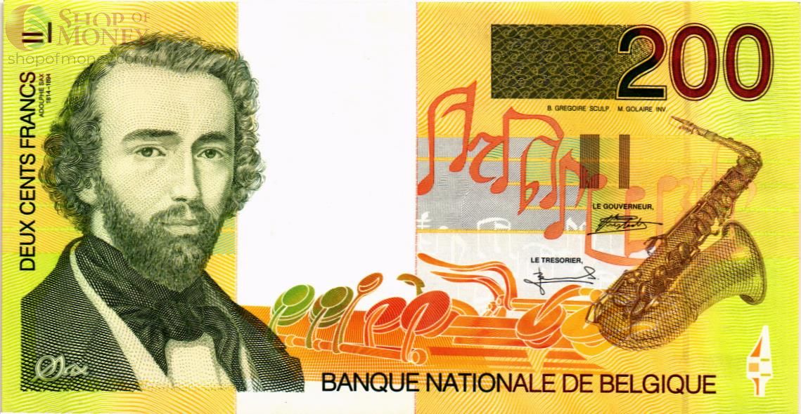 БЕЛЬГИЯ 200 ФРАНКОВ 1