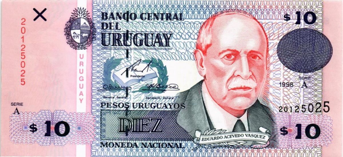 УРУГВАЙ 10 ПЕСО 1