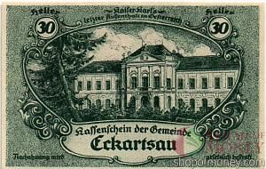 АВСТРИЯ 30 ХЕЛЛЕРОВ (НОТГЕЛЬД) 1