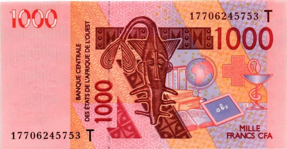 WAS - ТОГО 1000 ФРАНКОВ (T) 1