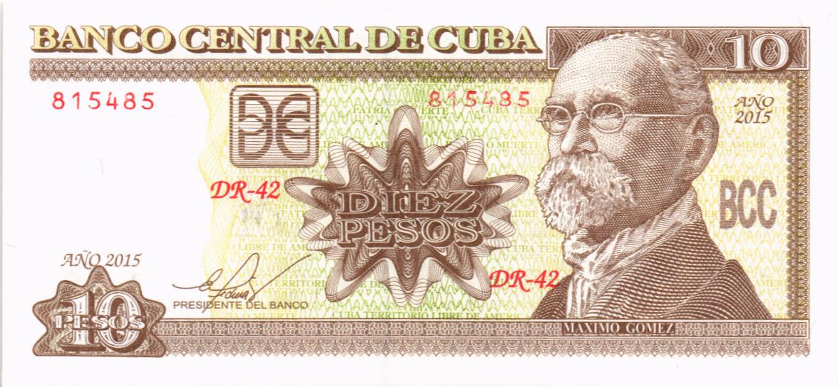КУБА 10 ПЕСО 1