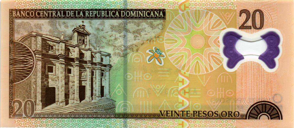 ДОМИНИКАНСКАЯ РЕСПУБЛИКА 20 ПЕСО 2