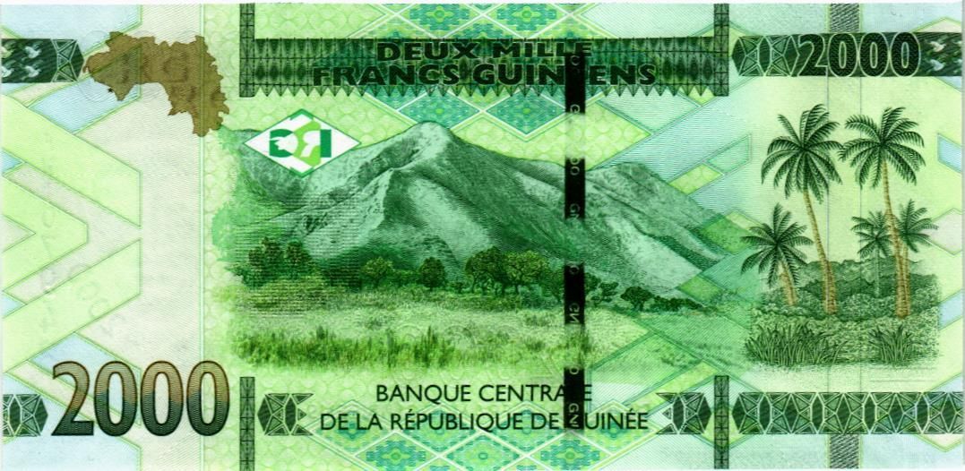 ГВИНЕЯ 2000 ФРАНКОВ 2