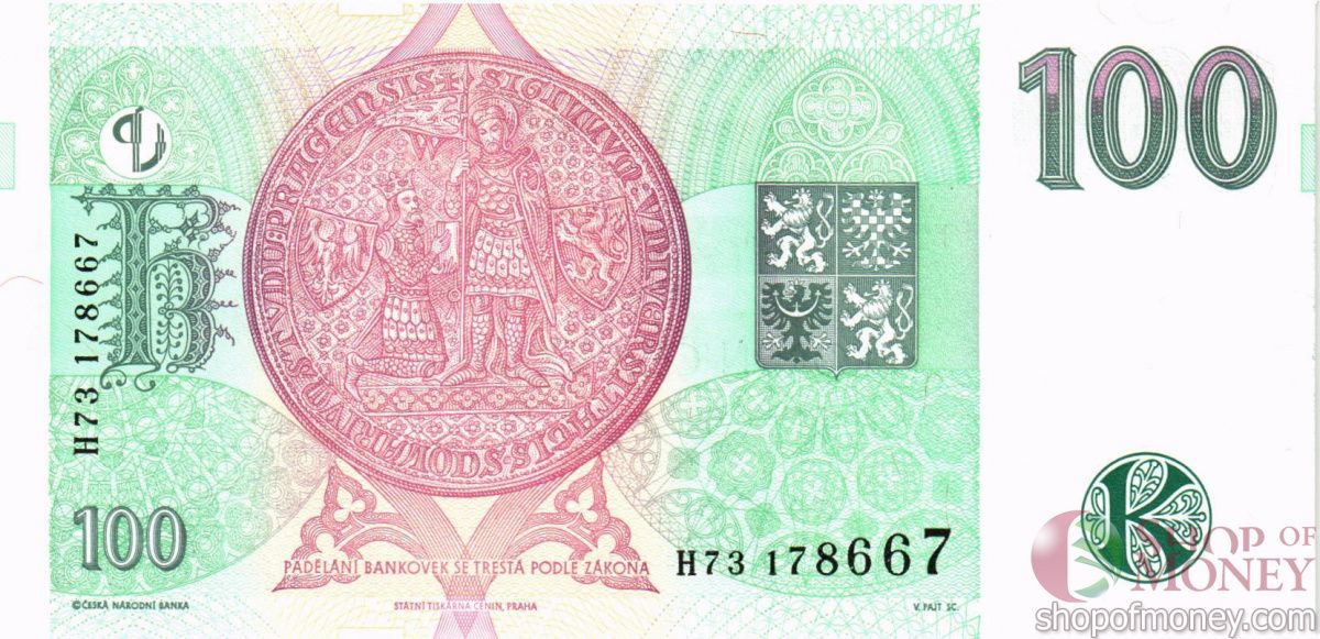 ЧЕХИЯ 100 КРОН 2