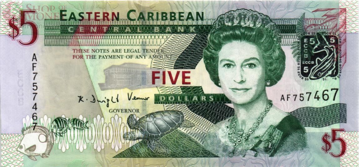 ВОСТОЧНЫЕ КАРИБЫ 5 ДОЛЛАРОВ 1