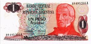 АРГЕНТИНА 1 ПЕСО 1