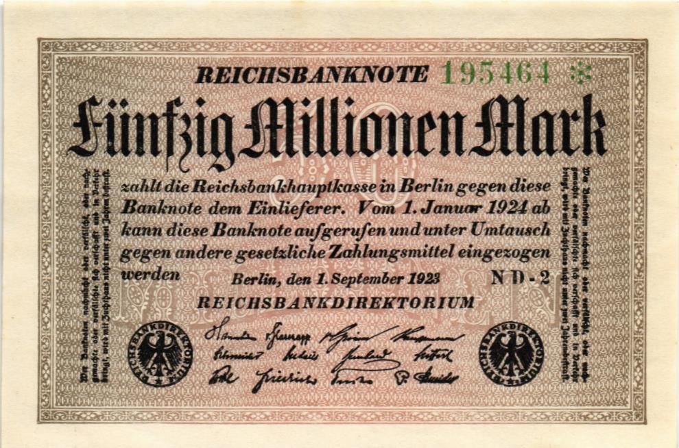 ГЕРМАНИЯ 50000000 МАРОК 1