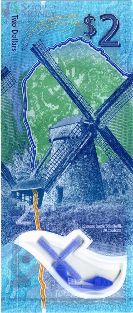 БАРБАДОС 2 ДОЛЛАРА 2