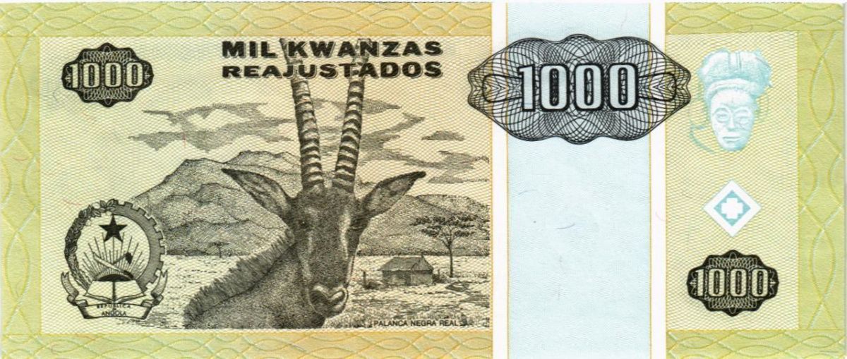 АНГОЛА 1000 КВАНЗА 2
