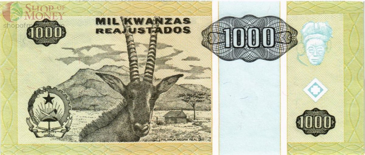АНГОЛА 1000 КВАНЗА 2