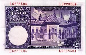 ИСПАНИЯ 25 ПЕСЕТ 1