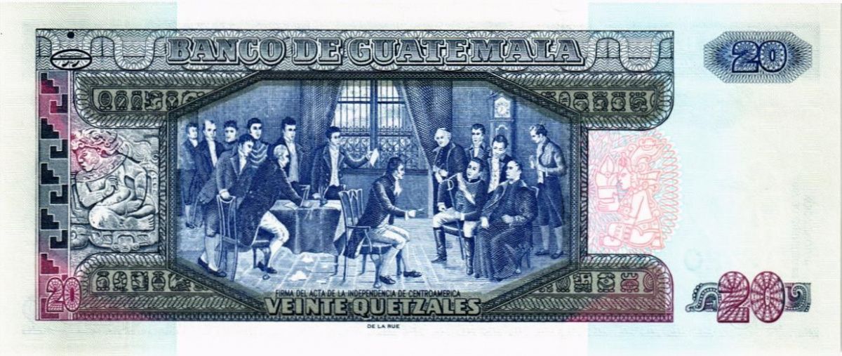 ГВАТЕМАЛА 20 КЕТСАЛЬ 2
