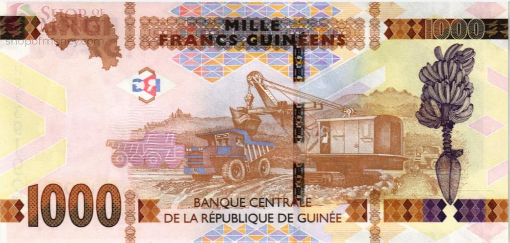 ГВИНЕЯ 1000 ФРАНКОВ 2