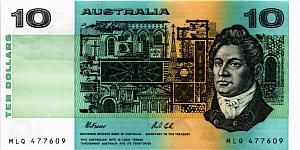 АВСТРАЛИЯ 10 ДОЛЛАРОВ usd 1