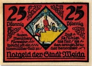 ГЕРМАНИЯ 25 ПФЕННИГОВ (НОТГЕЛЬД) 2