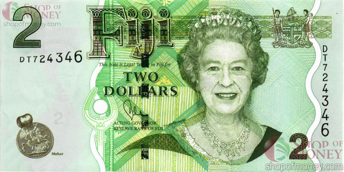 ФИДЖИ 2 ДОЛЛАРА 1