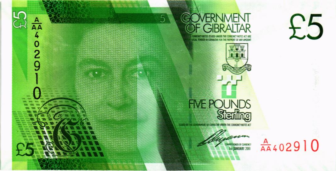 ГИБРАЛТАР 5 ФУНТОВ (-AA-) 1