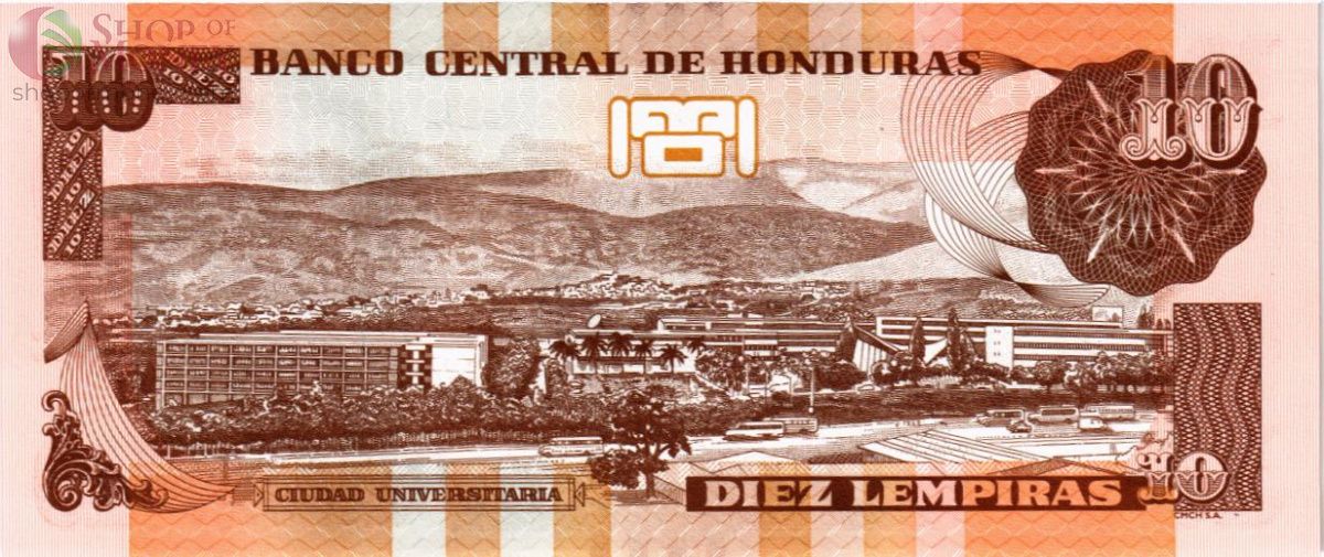 ГОНДУРАС 10 ЛЕМПИР 2