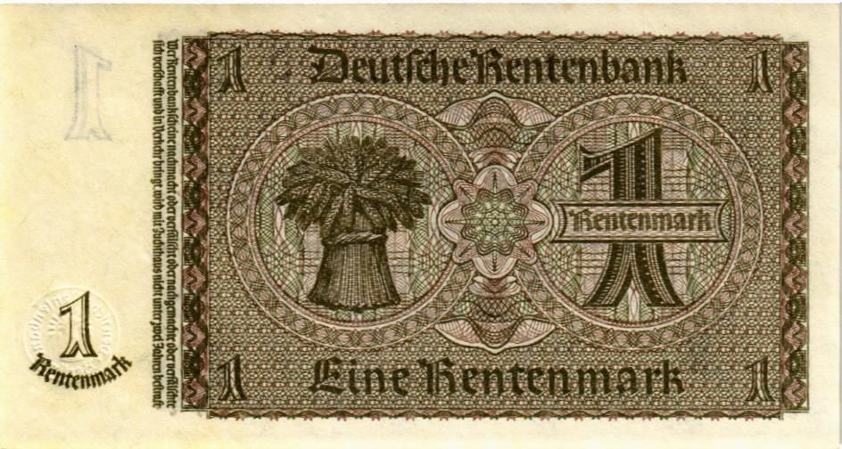ГЕРМАНИЯ 1 РЕНТМАРКА 2