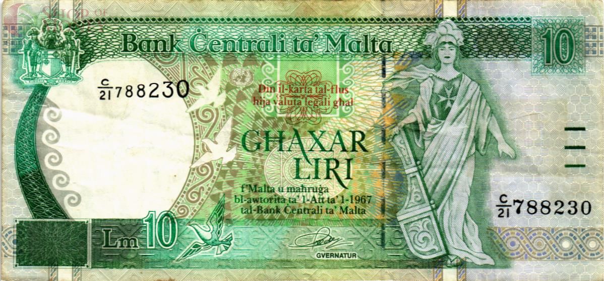 МАЛЬТА 10 ЛИР 1