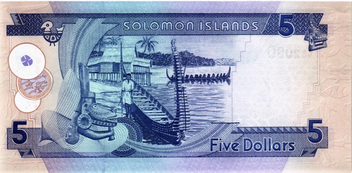 СОЛОМОНОВЫ ОСТРОВА 5 ДОЛЛАРОВ (C/11) 2