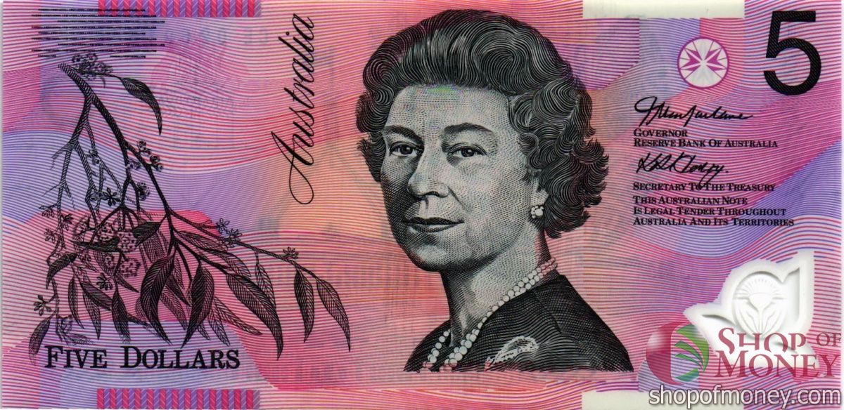 АВСТРАЛИЯ 5 ДОЛЛАРОВ 1