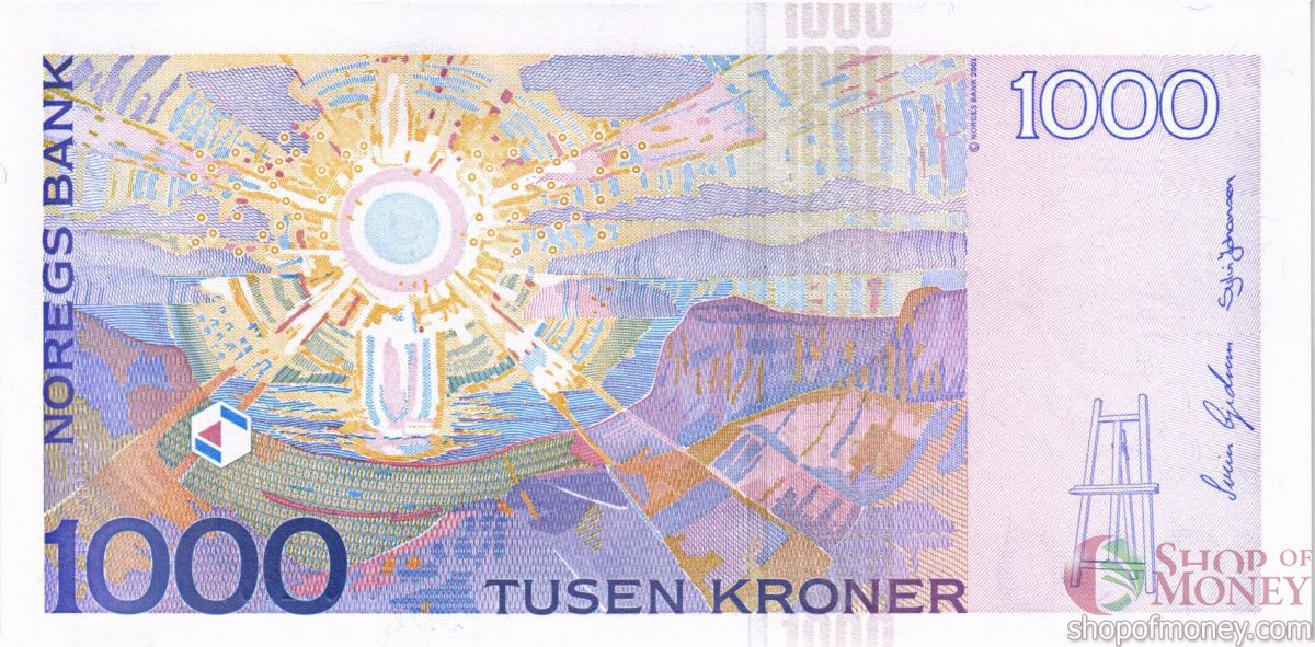 НОРВЕГИЯ 1000 КРОН 2