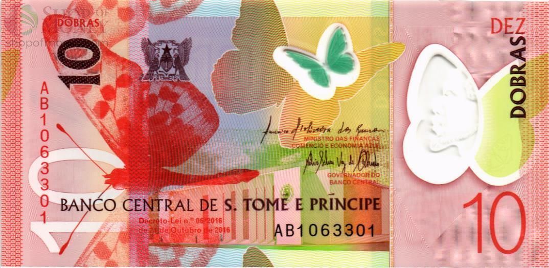 САН-ТОМЕ И ПРИНСИПИ 10 ДОБР (ПОЛИМЕР) 1