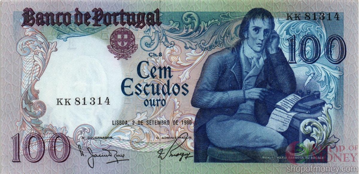 ПОРТУГАЛИЯ 100 ЭСКУДО 1