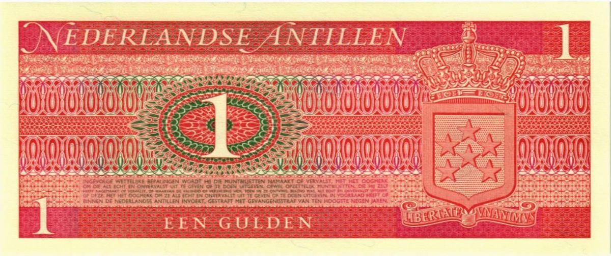 НИДЕРЛАНДСКИЕ АНТИЛЬСКИЕ ОСТРОВА 1 ГУЛЬДЕН 2