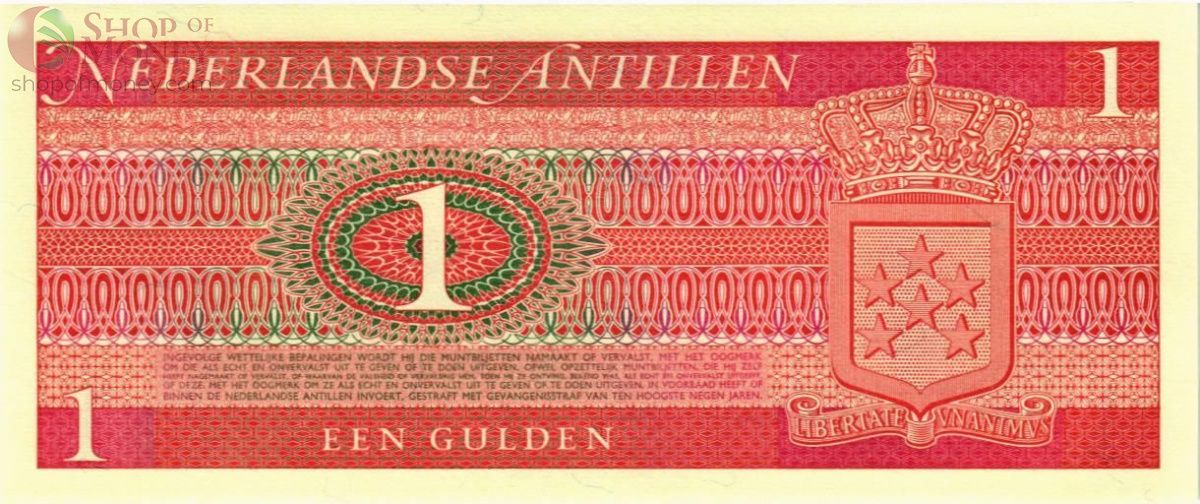 НИДЕРЛАНДСКИЕ АНТИЛЬСКИЕ ОСТРОВА 1 ГУЛЬДЕН 2