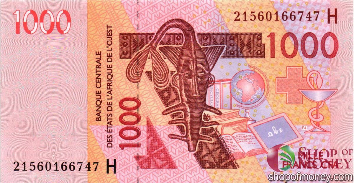 НИГЕР 1000 ФРАНКОВ 1