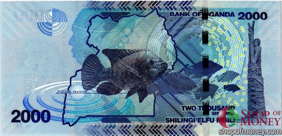 УГАНДА 2000 ШИЛЛИНГОВ 2