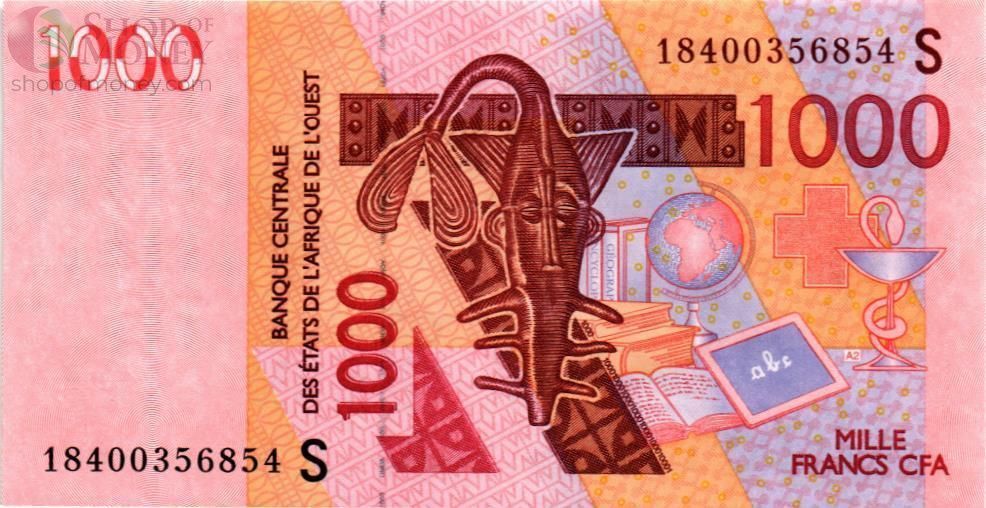 WAS - ГВИНЕЯ-БИСАУ 1000 ФРАНКОВ (S) 1