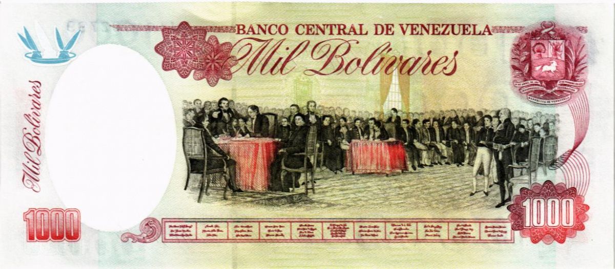 ВЕНЕСУЭЛА 1000 БОЛИВАР (05.02.1998) 2
