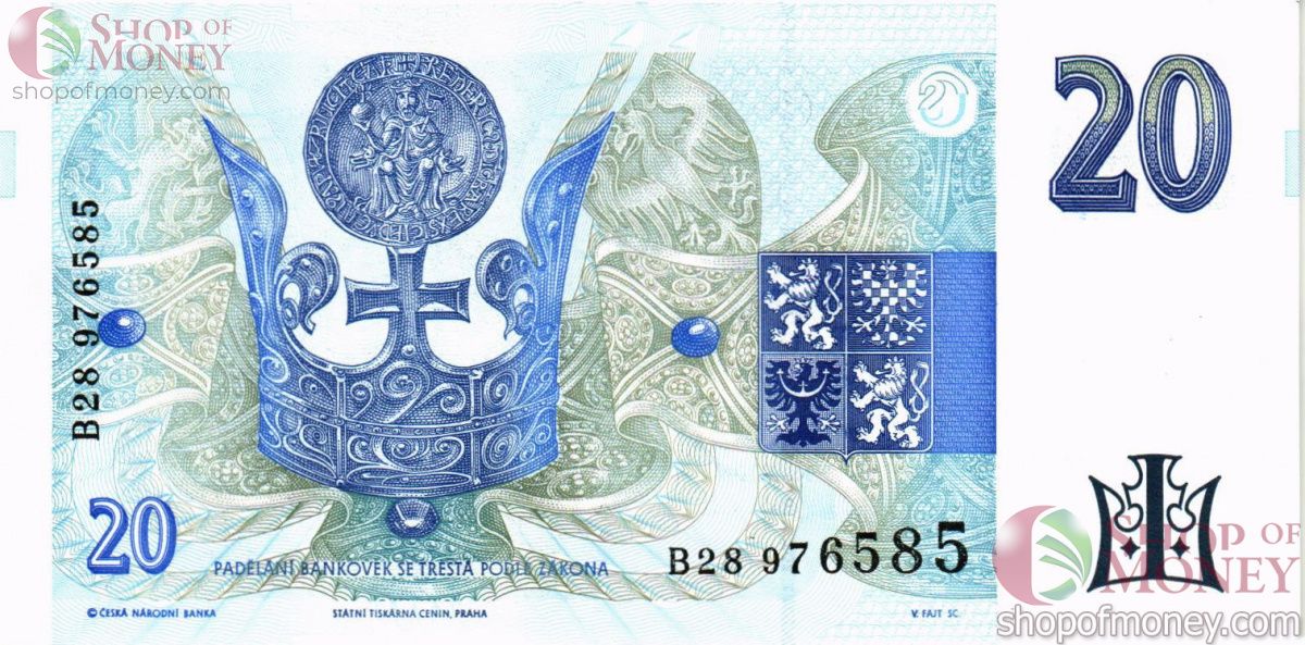 ЧЕХИЯ 20 КРОН 2