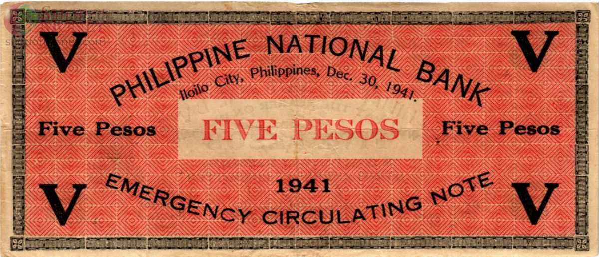 ФИЛИППИНЫ 5 ПЕСО (A) (N86) 2