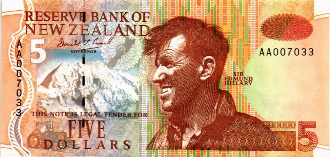 НОВАЯ ЗЕЛАНДИЯ 5 ДОЛЛАРОВ 1