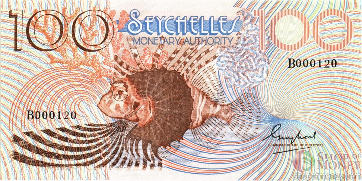 СЕЙШЕЛЬСКИЕ ОСТРОВА 100 РУПИЙ 1