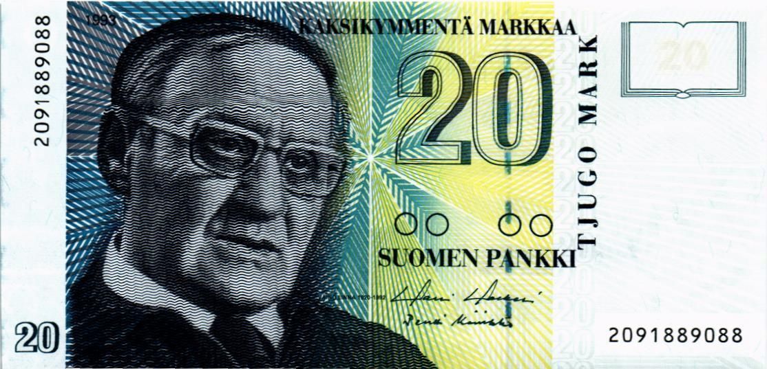 ФИНЛЯНДИЯ 20 МАРОК 1