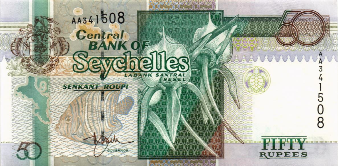 СЕЙШЕЛЬСКИЕ ОСТРОВА 50 РУПИЙ 1