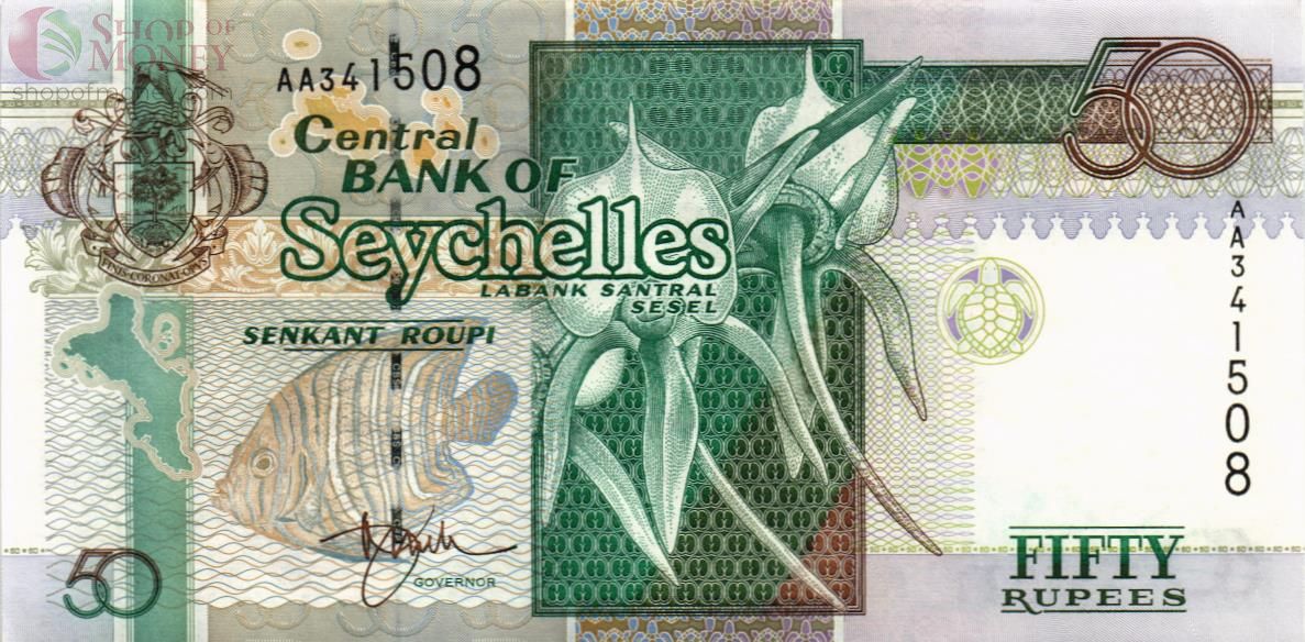СЕЙШЕЛЬСКИЕ ОСТРОВА 50 РУПИЙ 1
