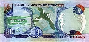 БЕРМУДСКИЕ ОСТРОВА 10 ДОЛЛАРОВ 2