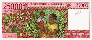 МАДАГАСКАР 25000 ФРАНКОВ 2